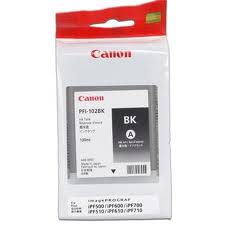 Genuine Canon PFI-102 Ink Cartridge Set (5x130ml) - Matte Black, Black, Cyan, Magenta, Yellow - Free UK Delivery